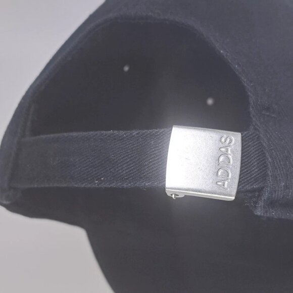 Adidas Hat Bundle Lot Of 2 Embroidered LogoTrefoil Strapback/Adjustable CapBlack - Picture 10 of 12